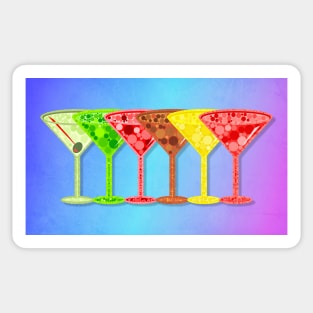 Martinis | Pop Art Sticker